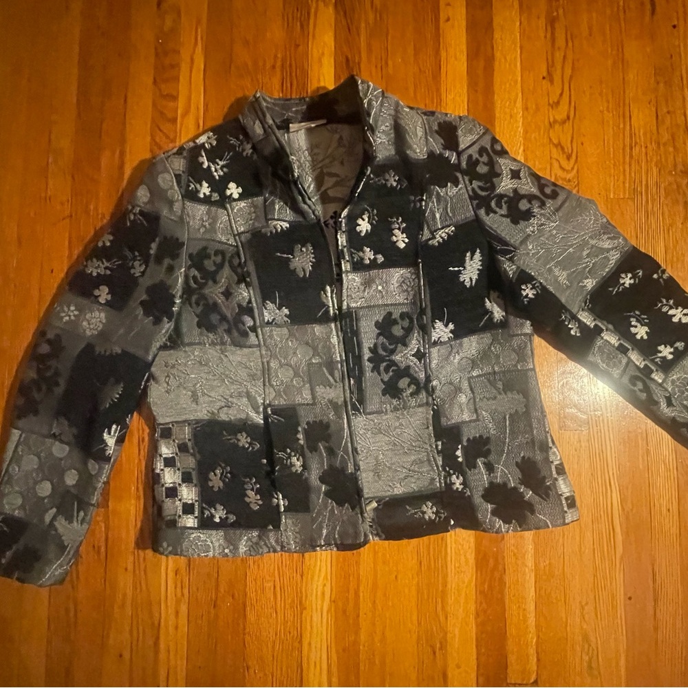 Dressbarn Patchwork Jacket